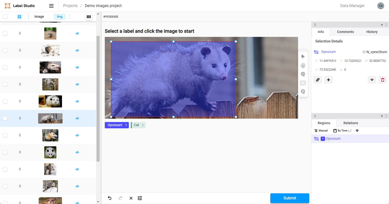 Screenshot of Quick View